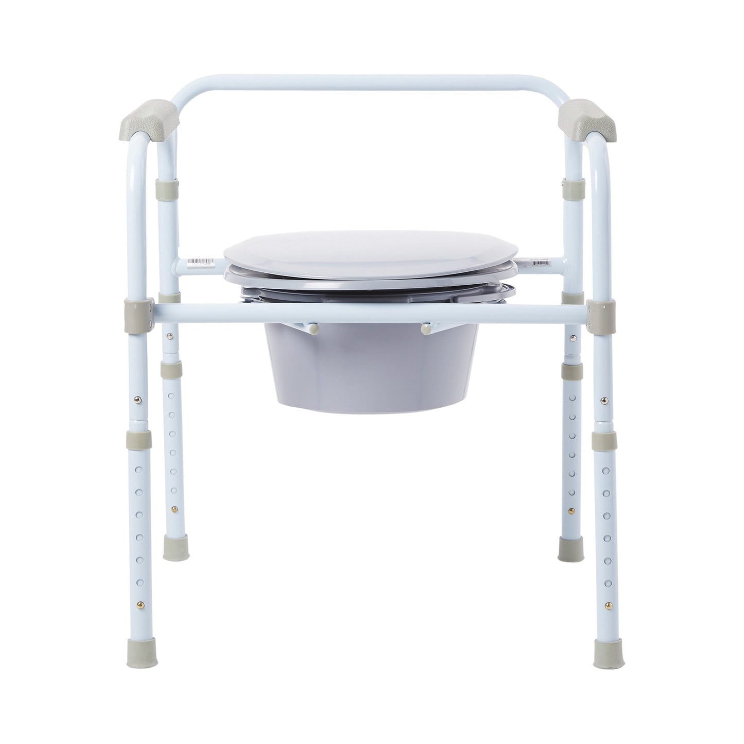 COMMODE, FOLDING STL FRAME BLU 350LBS