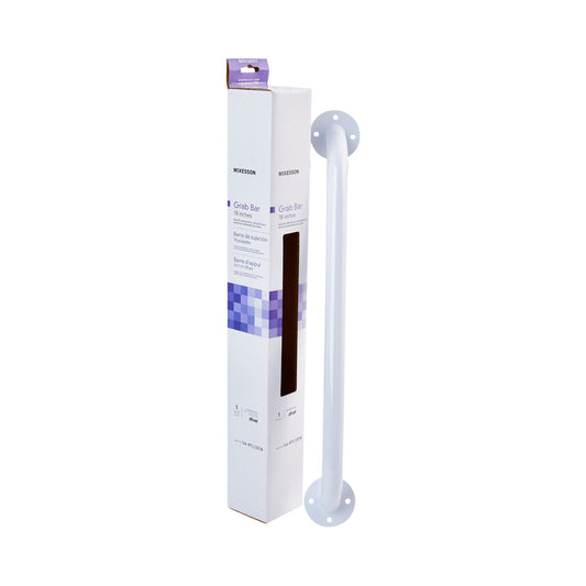 BAR, GRAB MOUNT PDR COATED WHT 18"