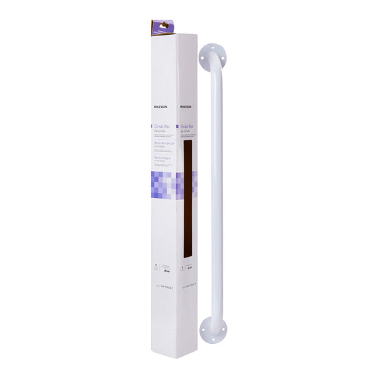 BAR, GRAB MOUNT PDR COATED WHT 24"