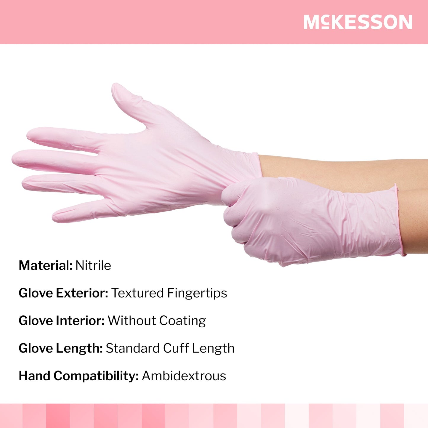GLOVE, EXAM NTRL MEDIUM N/S PNK 3.0 (250/BX)
