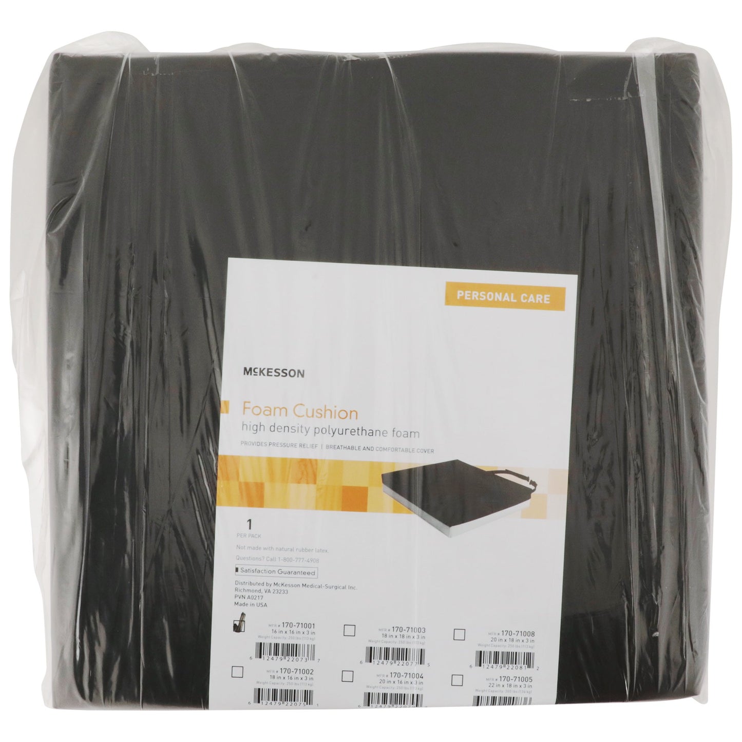 CUSHION, SEAT PROTEKT FM 16"X16"X3"