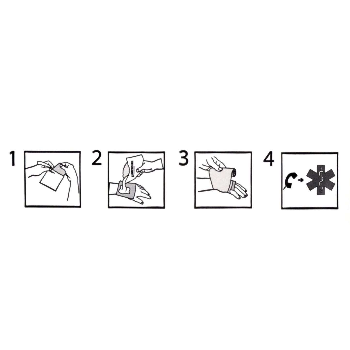 Hydrogel Burn Dressing Water-Jel® First Responder Sheet 4 X 4 Inch Sterile (1/PK)