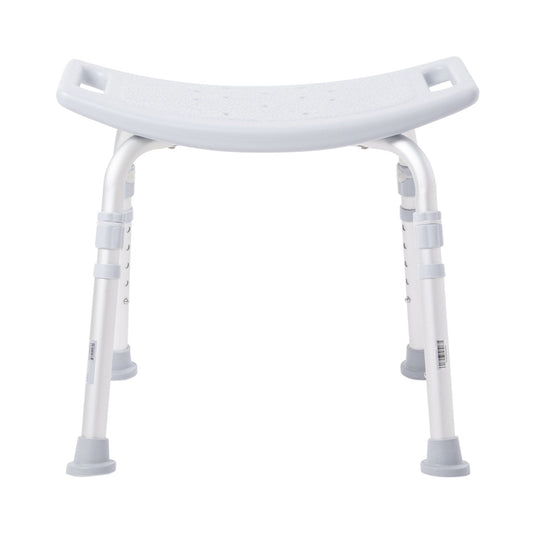 BENCH, BATH W/O BCK ADJ ALUM FRAME 300LBS