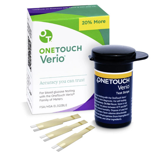 TEST STRIP, BLD GLUC ONETOUCH VERIO (50/BX)