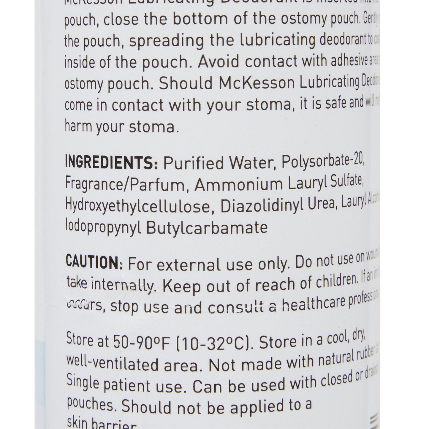 DEODORANT, OSTOMY LUBRICATING 8OZ