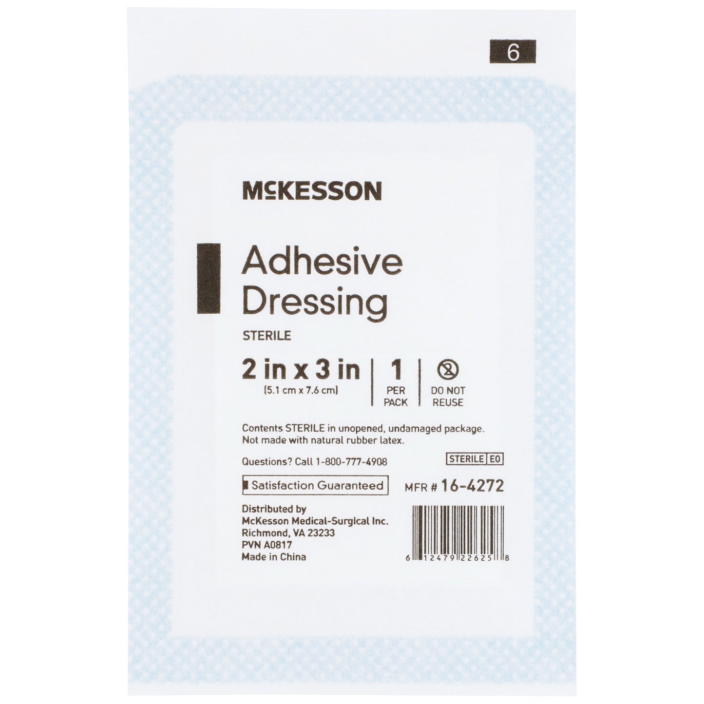 DRESSING, WOUND ADH STR 2"X3" (100/BX)