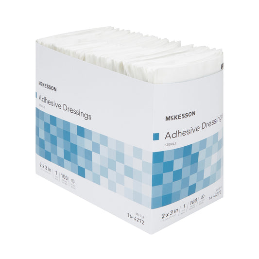 DRESSING, WOUND ADH STR 2"X3" (100/BX)