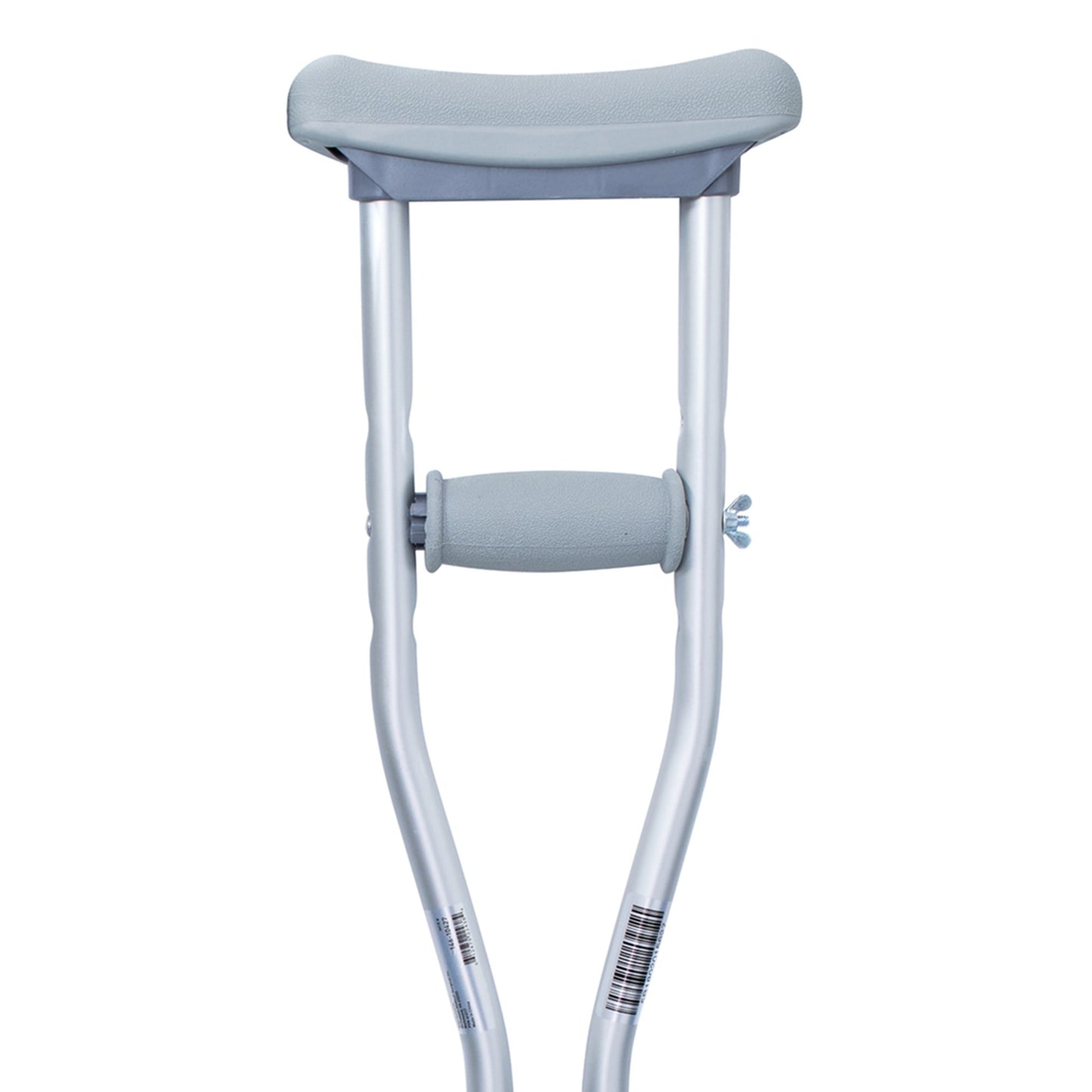 CRUTCH, ALUM PUSH BUTTON ADJ PEDIATRIC 175LB