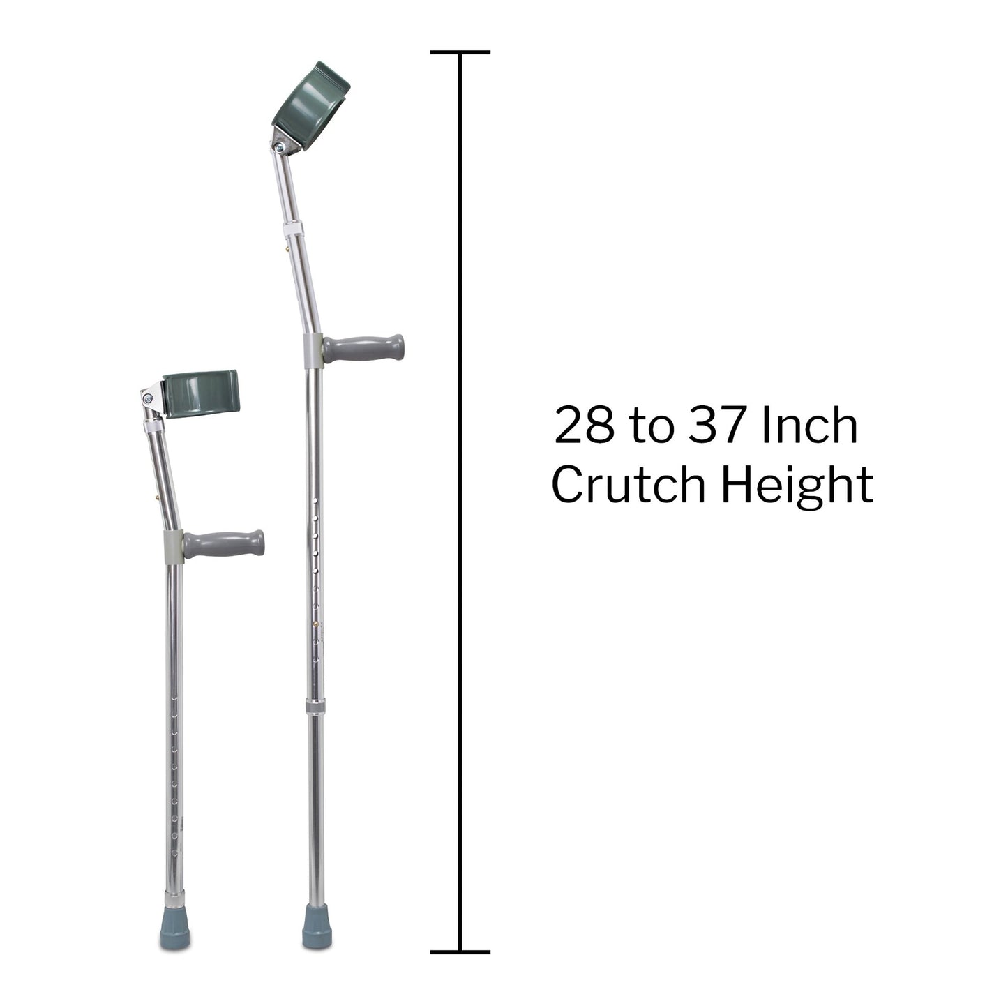 CRUTCH, FORARM ADLT (1 PAIR)
