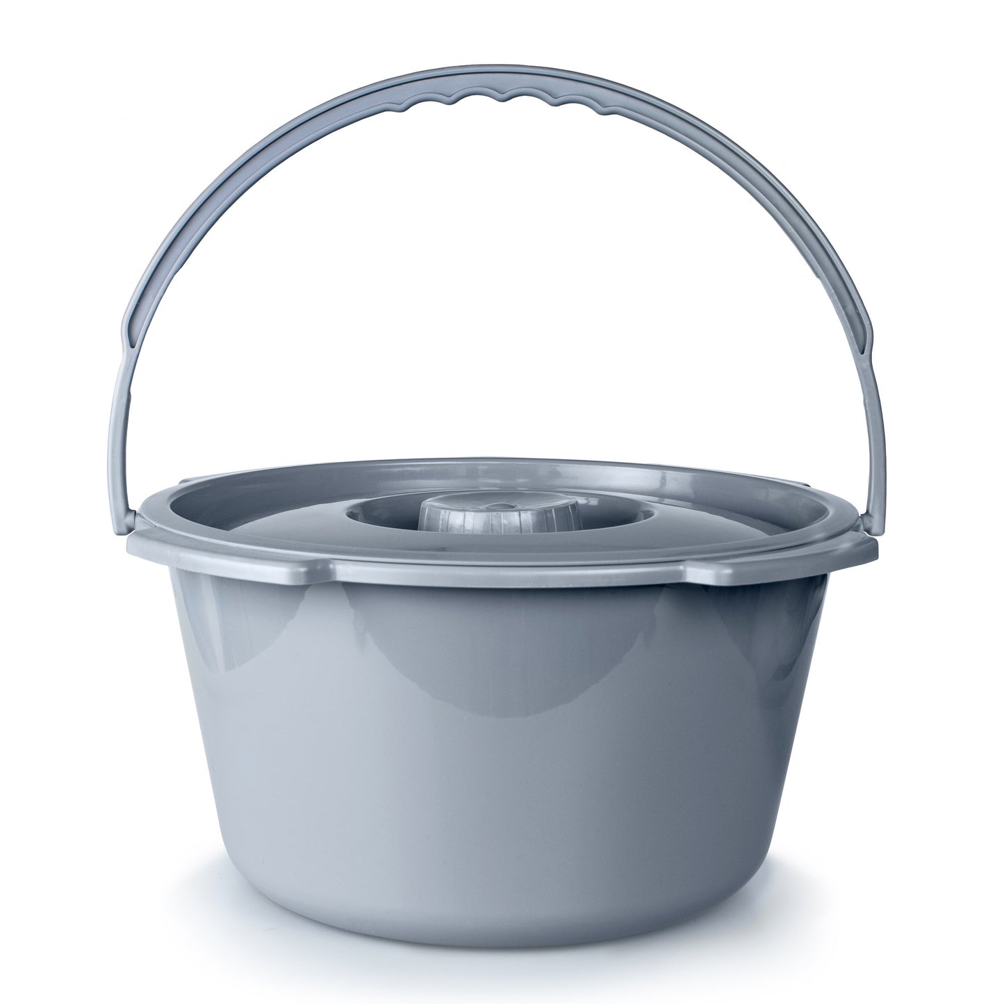 BUCKET, COMMODE W/PLAS HANDLE & CYR 7.5QT