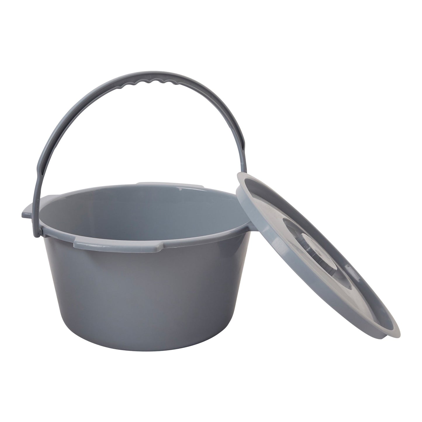 BUCKET, COMMODE W/PLAS HANDLE & CYR 7.5QT