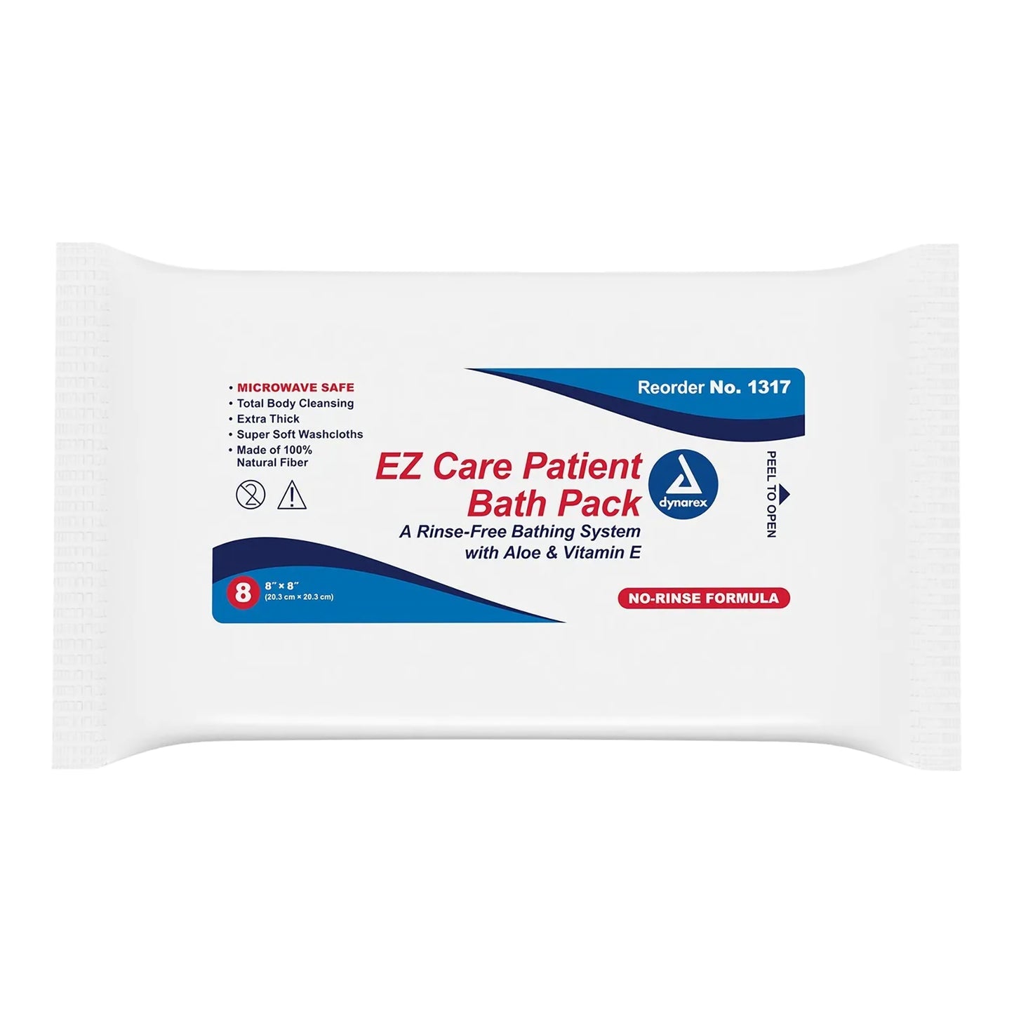 BATH PACK, EZ CARE 8"X8" (8/PK)