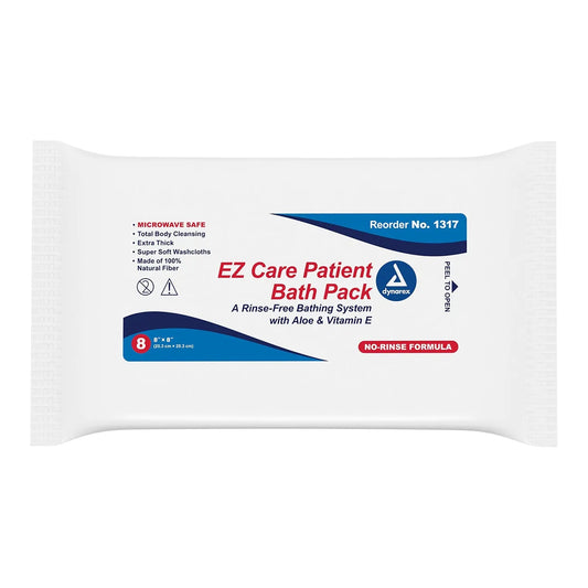 BATH PACK, EZ CARE 8"X8" (8/PK)