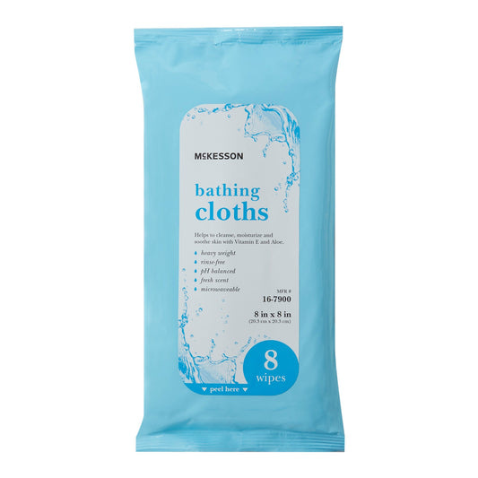 CLOTH, BATHING RINSE FREE (8EA/PK)