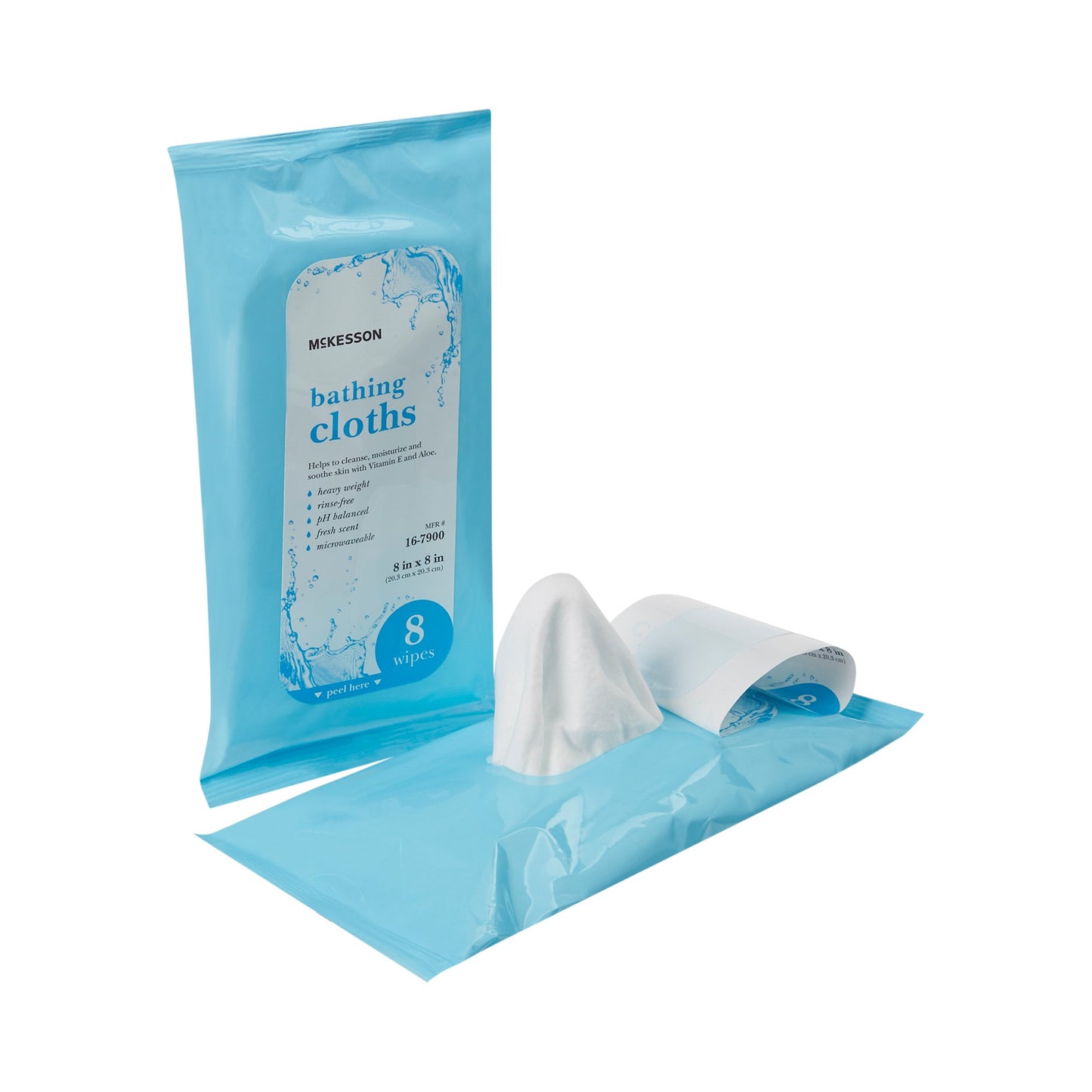 CLOTH, BATHING RINSE FREE (8EA/PK)
