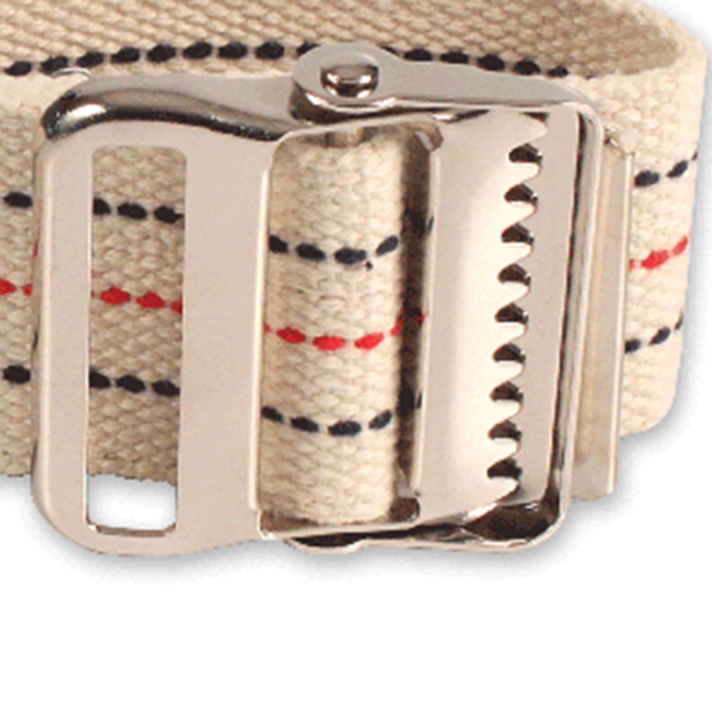 BELT, GAIT COTTON METAL BUCKLEWHT 60"