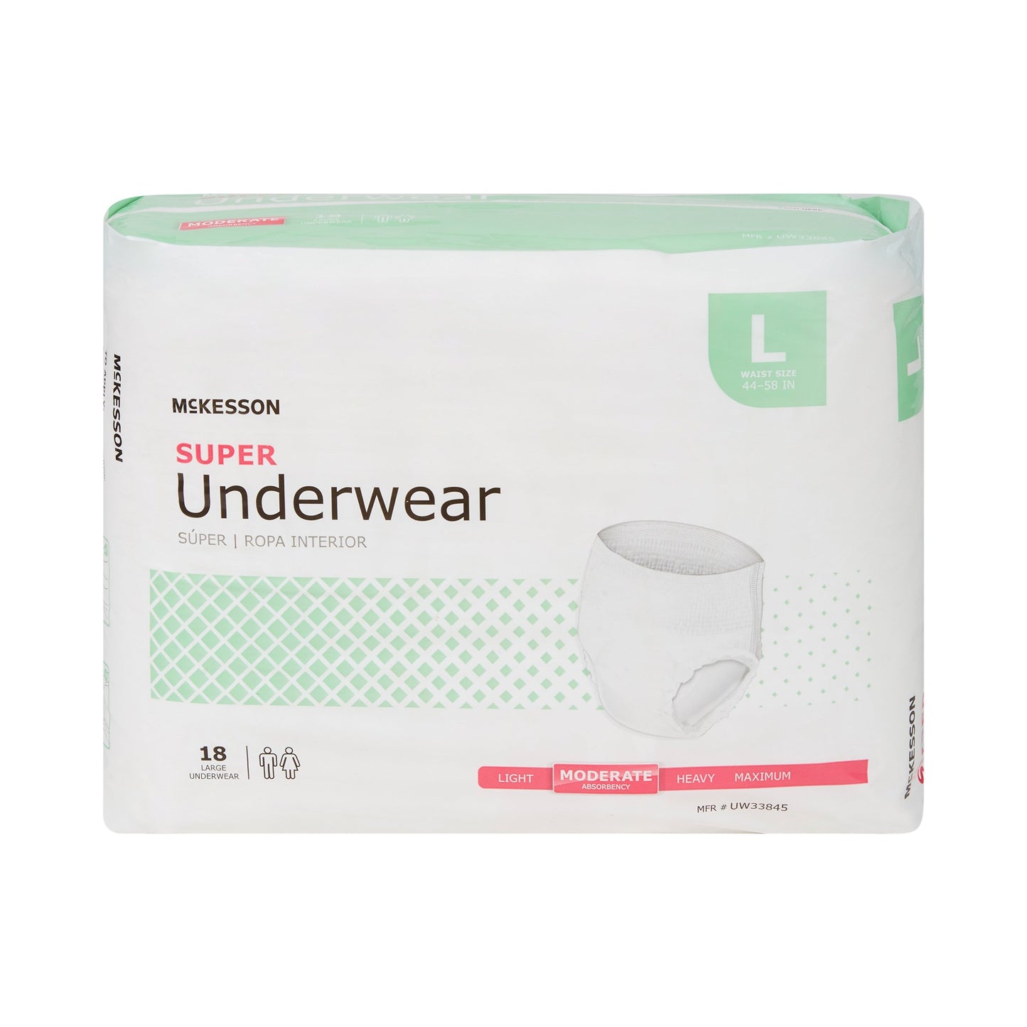 UNDERWEAR, SUPER LG 44-58 (18EA/BG)