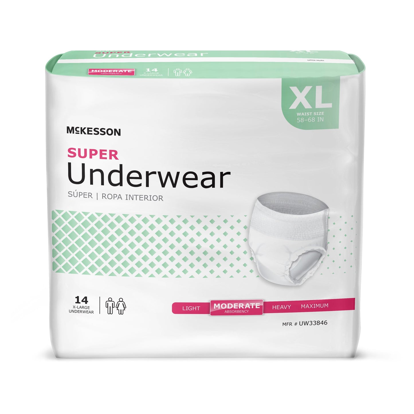 UNDERWEAR, SUPER XLG (14/BG)