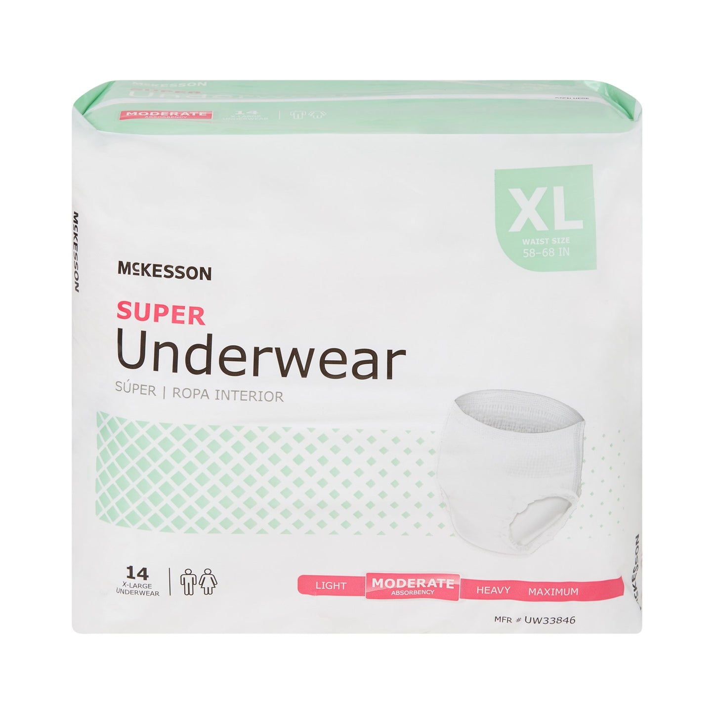 UNDERWEAR, SUPER XLG (14/BG)
