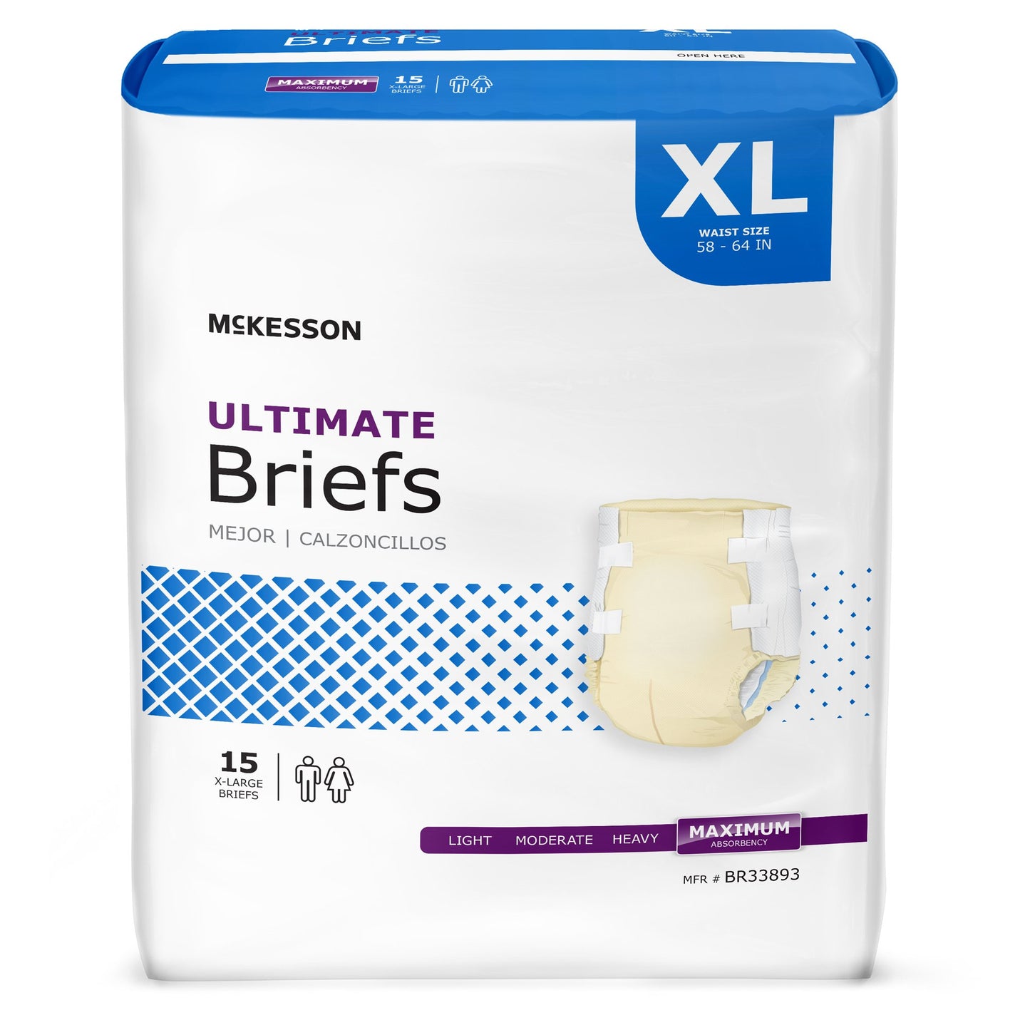 BRIEF, TAB CLSR ULTIMATE XLG 58-64 (15EA/BG)