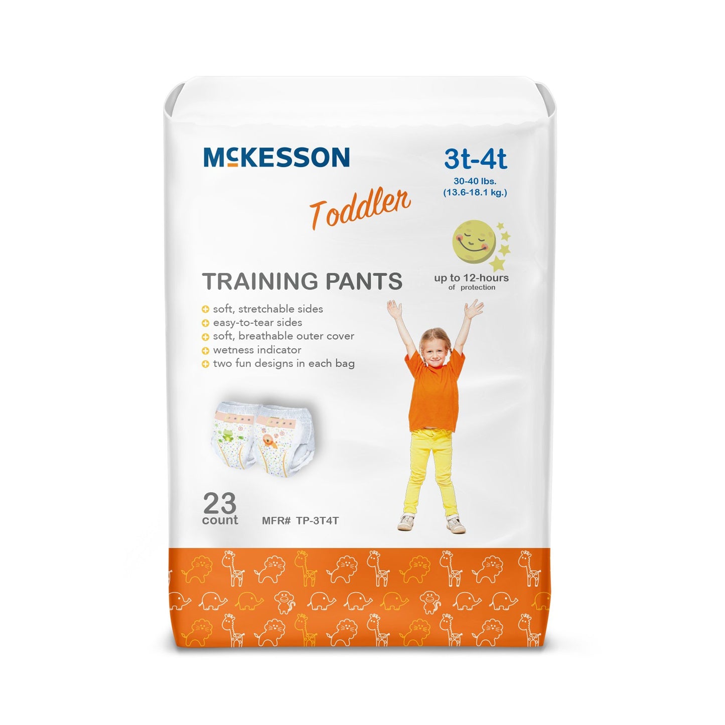DIAPER, TRAINING EASY TEAR 3T-4T (23/BG)