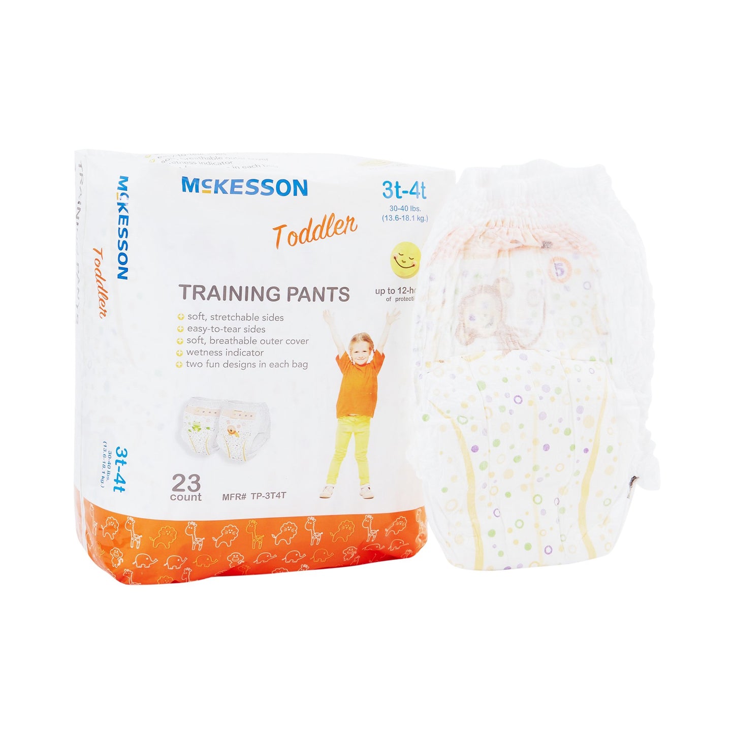 DIAPER, TRAINING EASY TEAR 3T-4T (23/BG)
