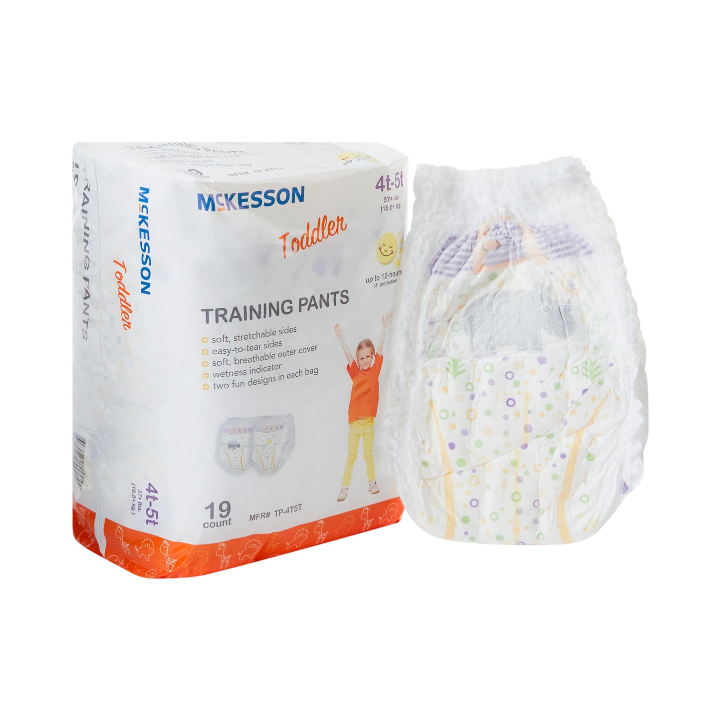 DIAPER, TRAINING EASY TEAR 4T-5T (19/BG)
