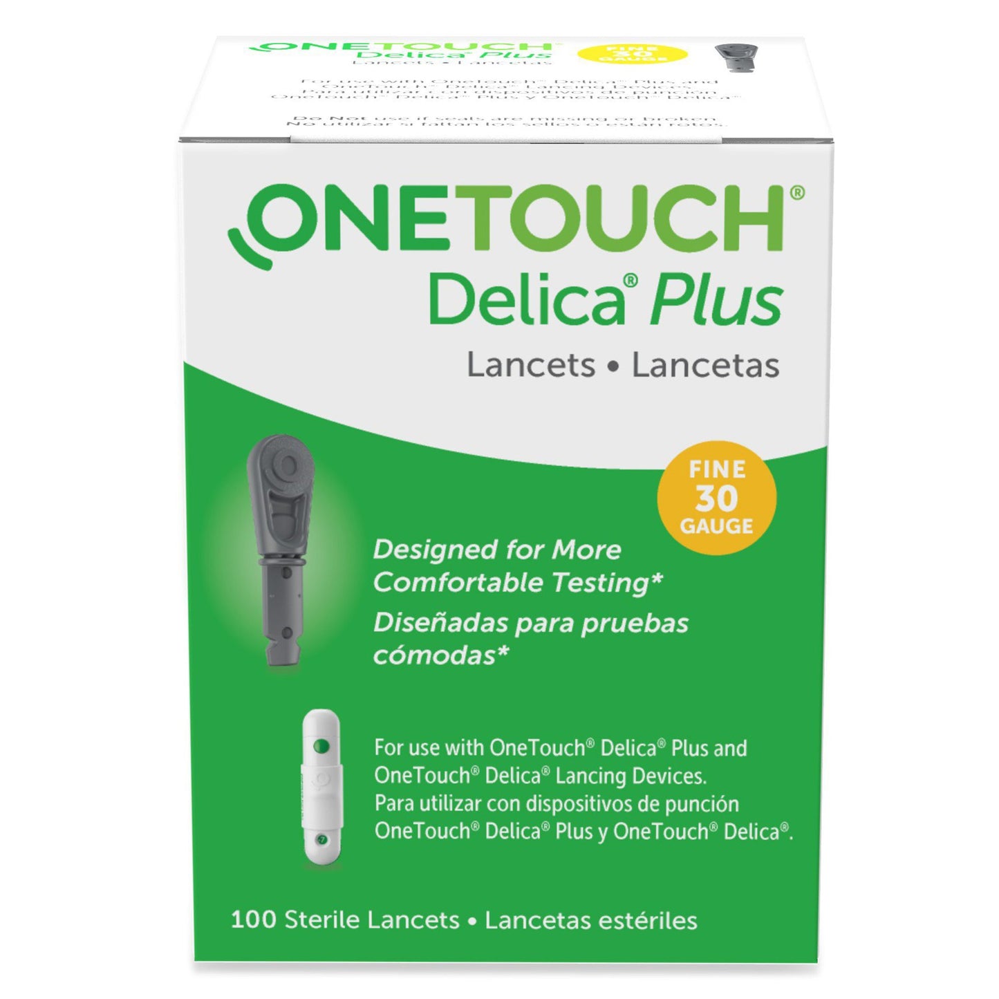 LANCET, ONETOUCH DELICA 30G (100/BX)