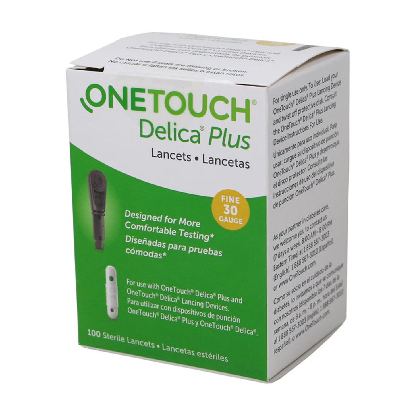 LANCET, ONETOUCH DELICA 30G (100/BX)