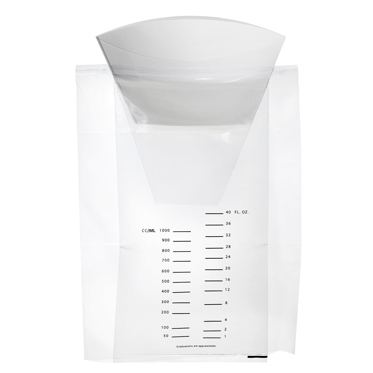 Emesis Bag McKesson 40 oz. Clear w/ Hand Protective Sleeve