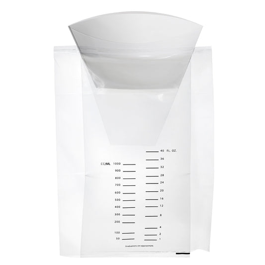 Emesis Bag McKesson 40 oz. Clear w/ Hand Protective Sleeve