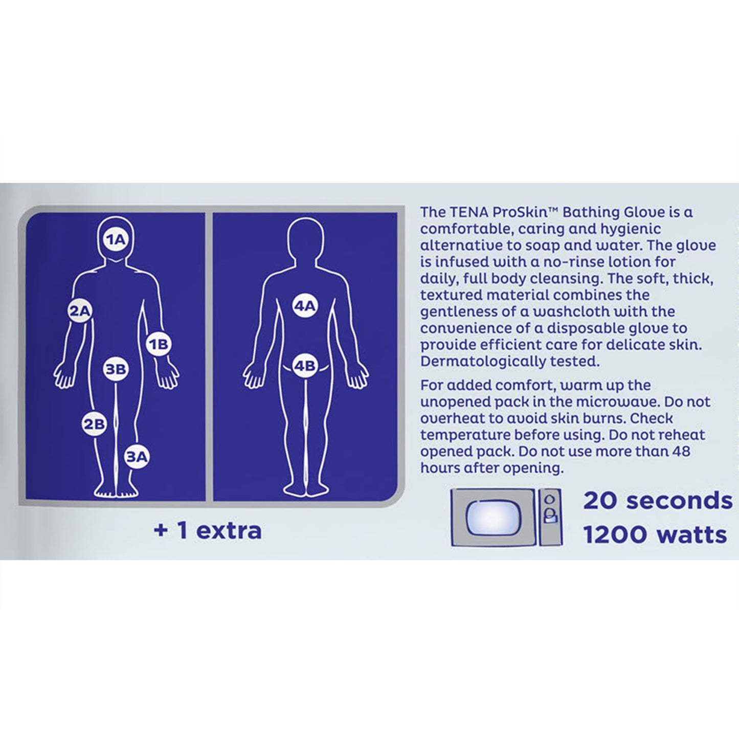 GLOVE, BATHING PROSKIN TENA SCENTED (5/PK)
