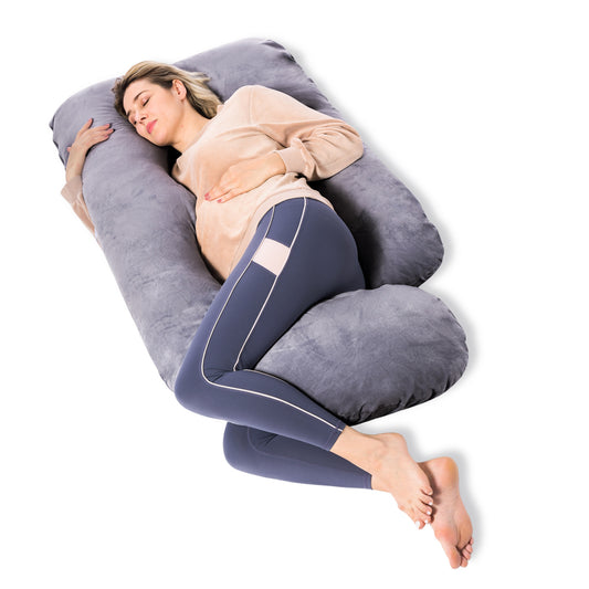 Nursing Pillow Momcozy Gray Reusable