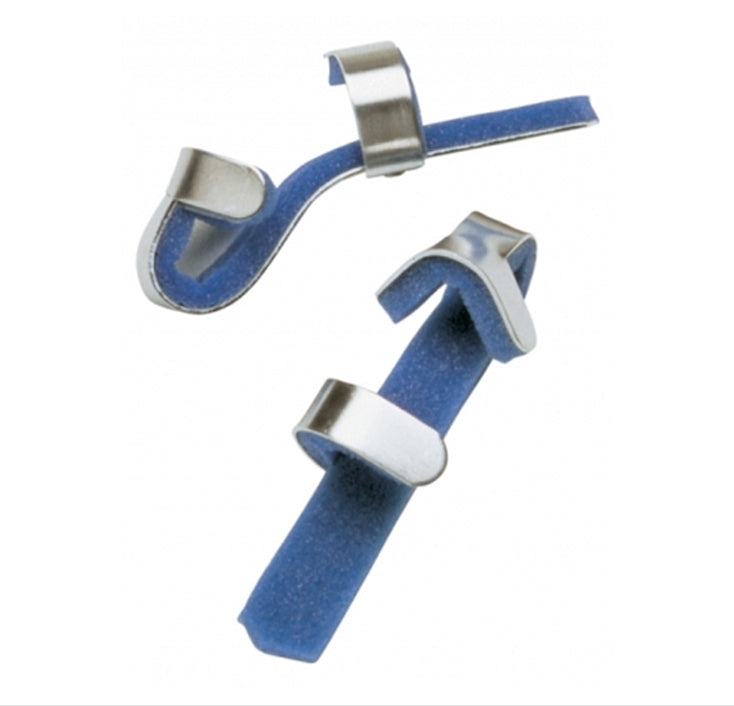 Finger Splint ProCare® Small Fold-Over Left or Right Hand Blue / Silver