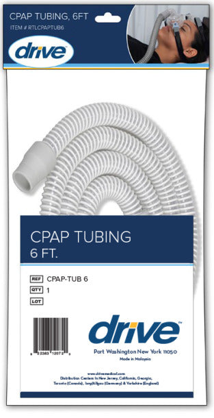 Economy CPAP flexible 6' long CPAP Tubing