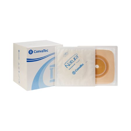 Ostomy Barrier Sur-Fit Natura® Trim to Fit, Standard Wear Stomahesive® Adhesive 57 mm Flange SUR-FIT® Natura™ System Hydrocolloid 1-3/8 to 1-3/4 Inch Opening 5 X 5 Inch