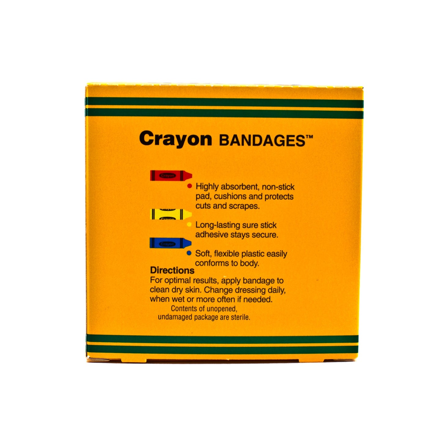 BANDAGE, STRIP CRAYON 3/4"X3" (100 BAND-AIDS)