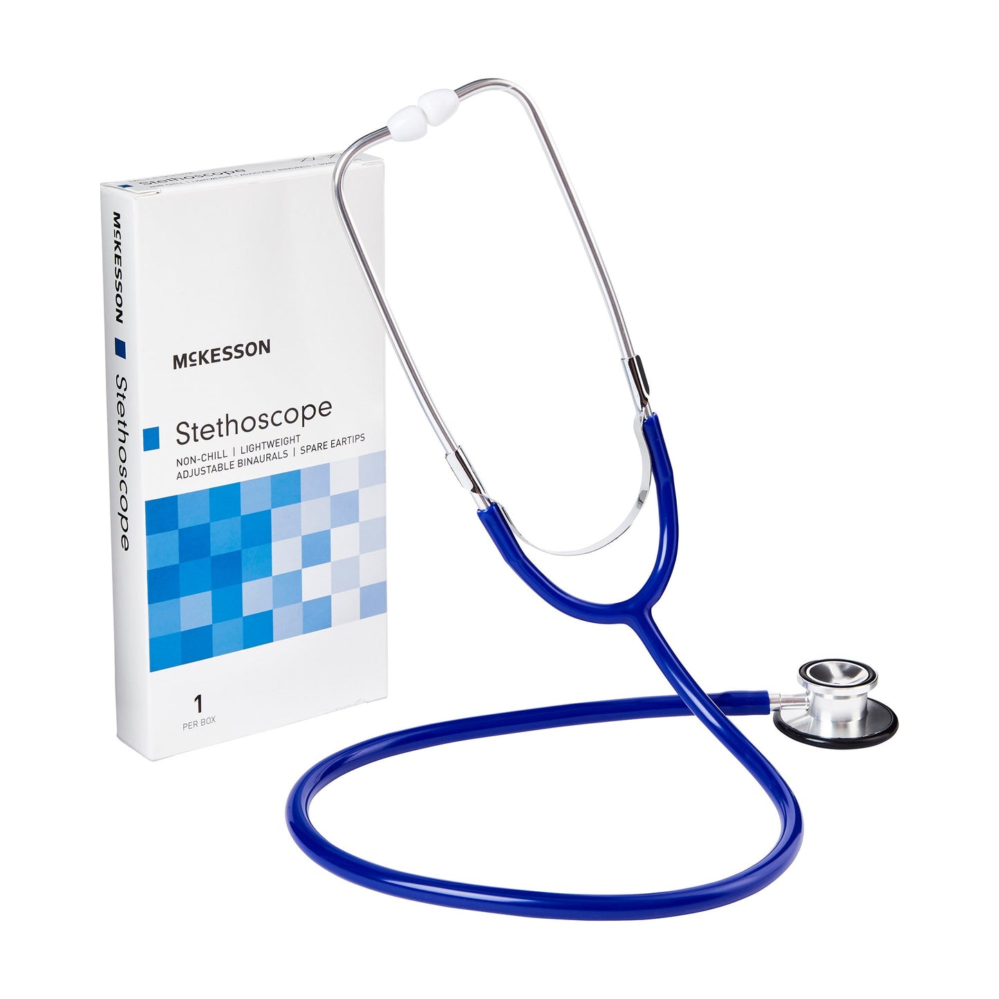 STETHOSCOPE, DUAL HEAD ROYAL BLUE