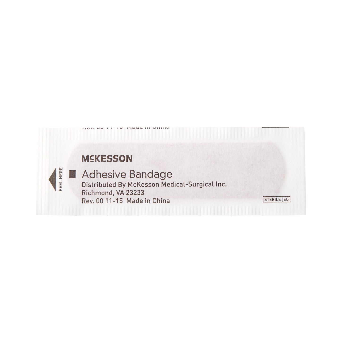 Bandage Adhesive Strip McKesson Fabric Tan 3/4 X 3 Inch Sterile
