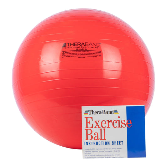 Inflatable Exercise Ball TheraBand® Red