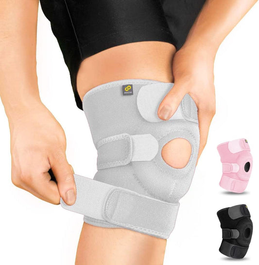 Bracoo KS10 Adjustable Knee Brace – Compression Support for Pain Relief, Injury Recovery, Arthritis, and Sports. One Size Fits Most