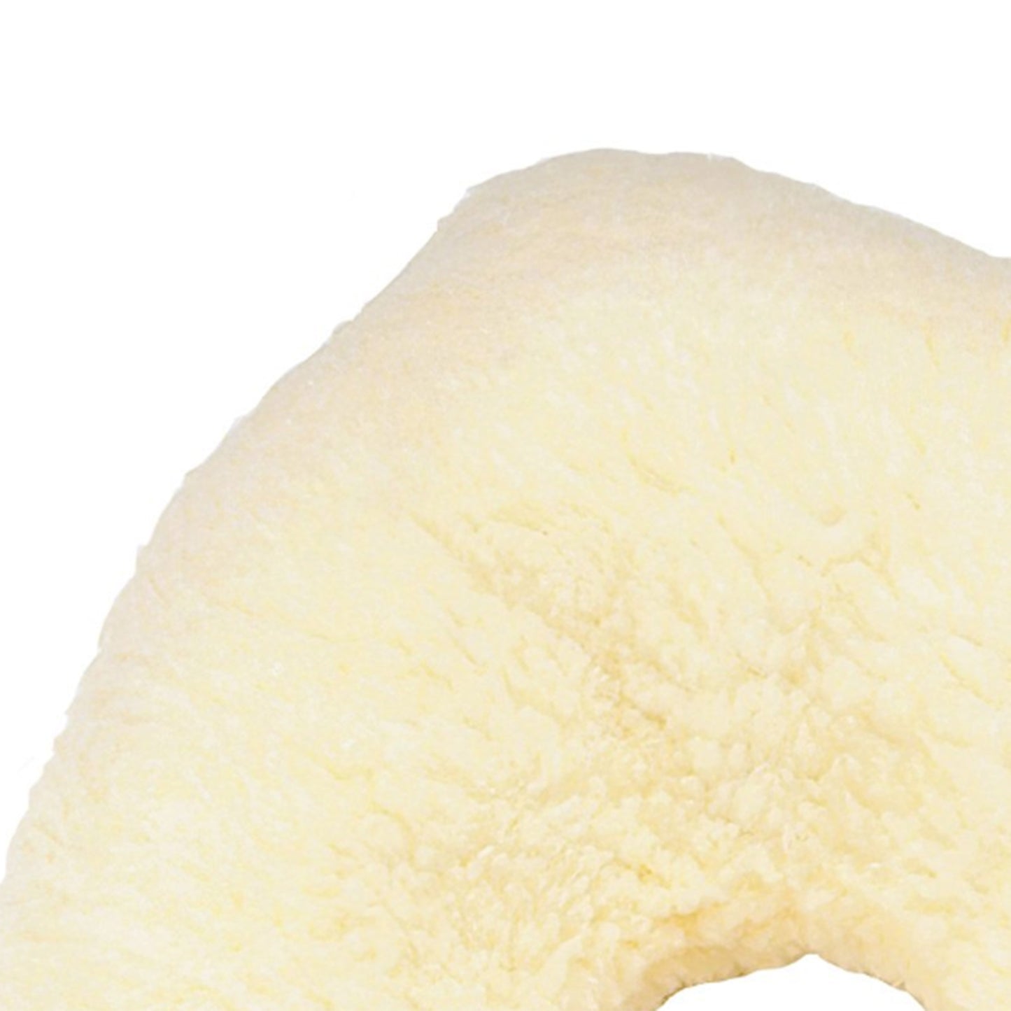 NECK PILLOW, W/ZIPPERED CVR SHEEPSKIN HERMEL
