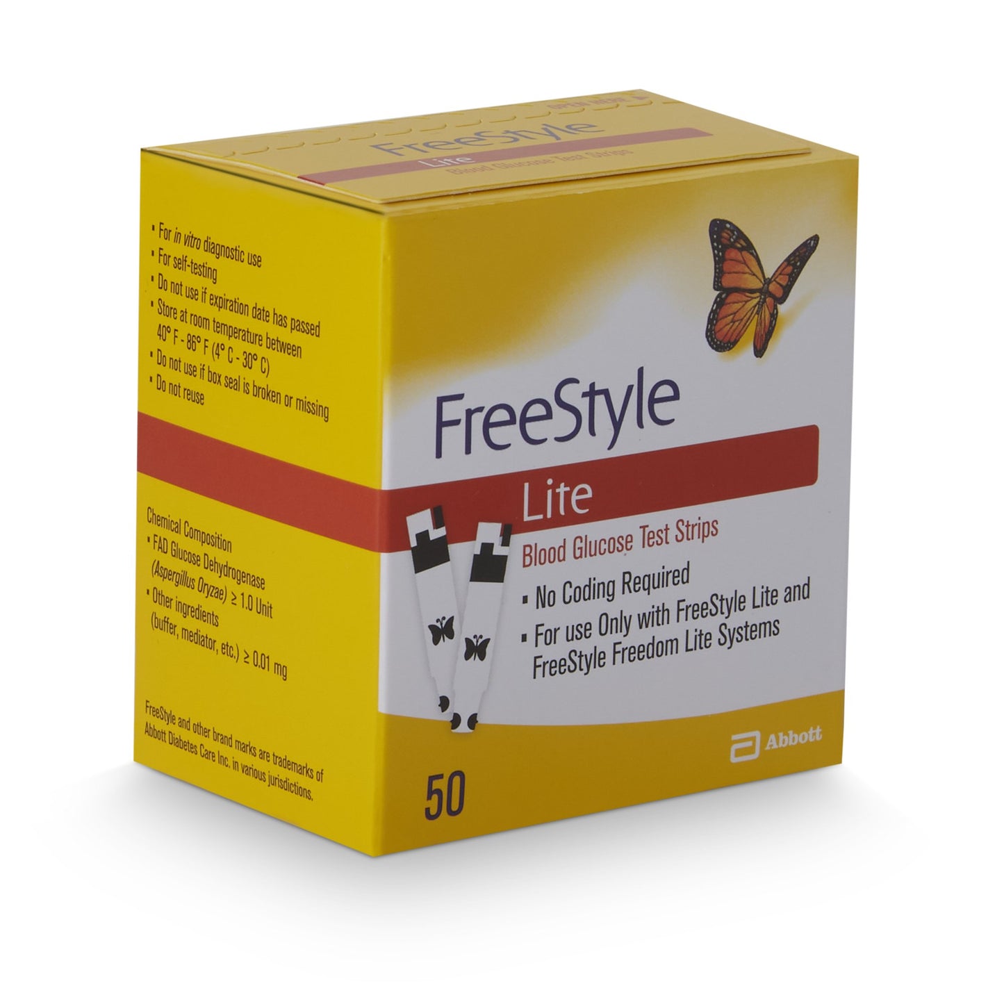 TEST STRIP, BLD GLUC FREESTYLELITE (50/BX)