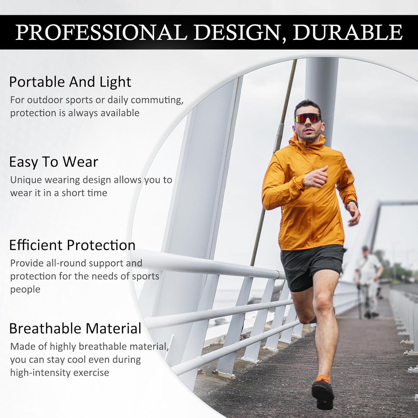 Ankle Brace – Adjustable Compression for Sprains, Achilles Tendonitis & Plantar Fasciitis, Men & Women (Grey) One Size Fits Most