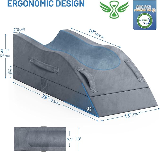 Leg Elevation Pillows, Wedge Pillow for After Surgery