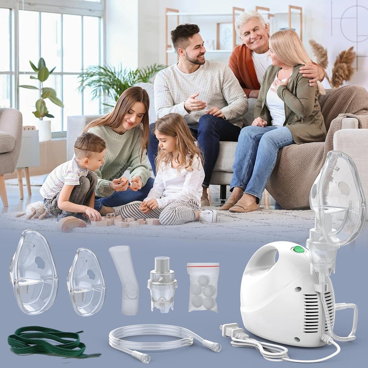 VITA-Mist AIR Compressor & Nebulizer Portable Nebulizer Compressor Machine for Adult and Kid