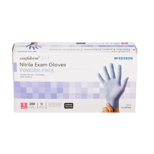GLOVE, EXAM NTRL SM N/S CHEMO 3.5C (200/BX)