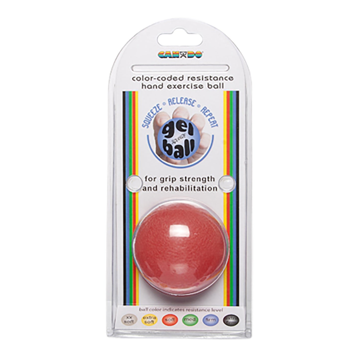 Squeeze Ball CanDo® Red Standard Size Light Resistance