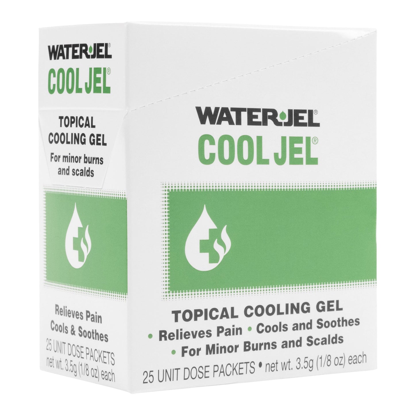 GEL, BURN WATERJEL COOL JEL 3.5GM (25/BX) WTRJEL