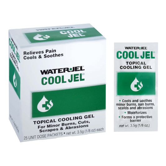 GEL, BURN WATERJEL COOL JEL 3.5GM (25/BX) WTRJEL